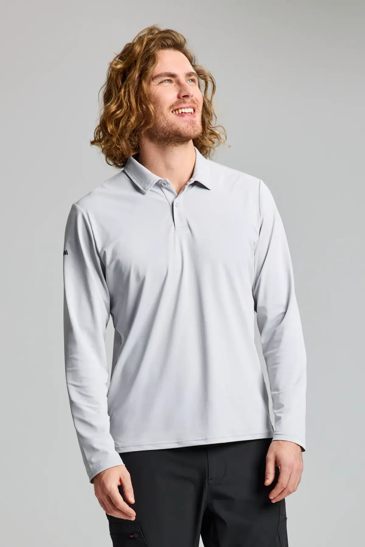 TECH PIQUE POLO LS