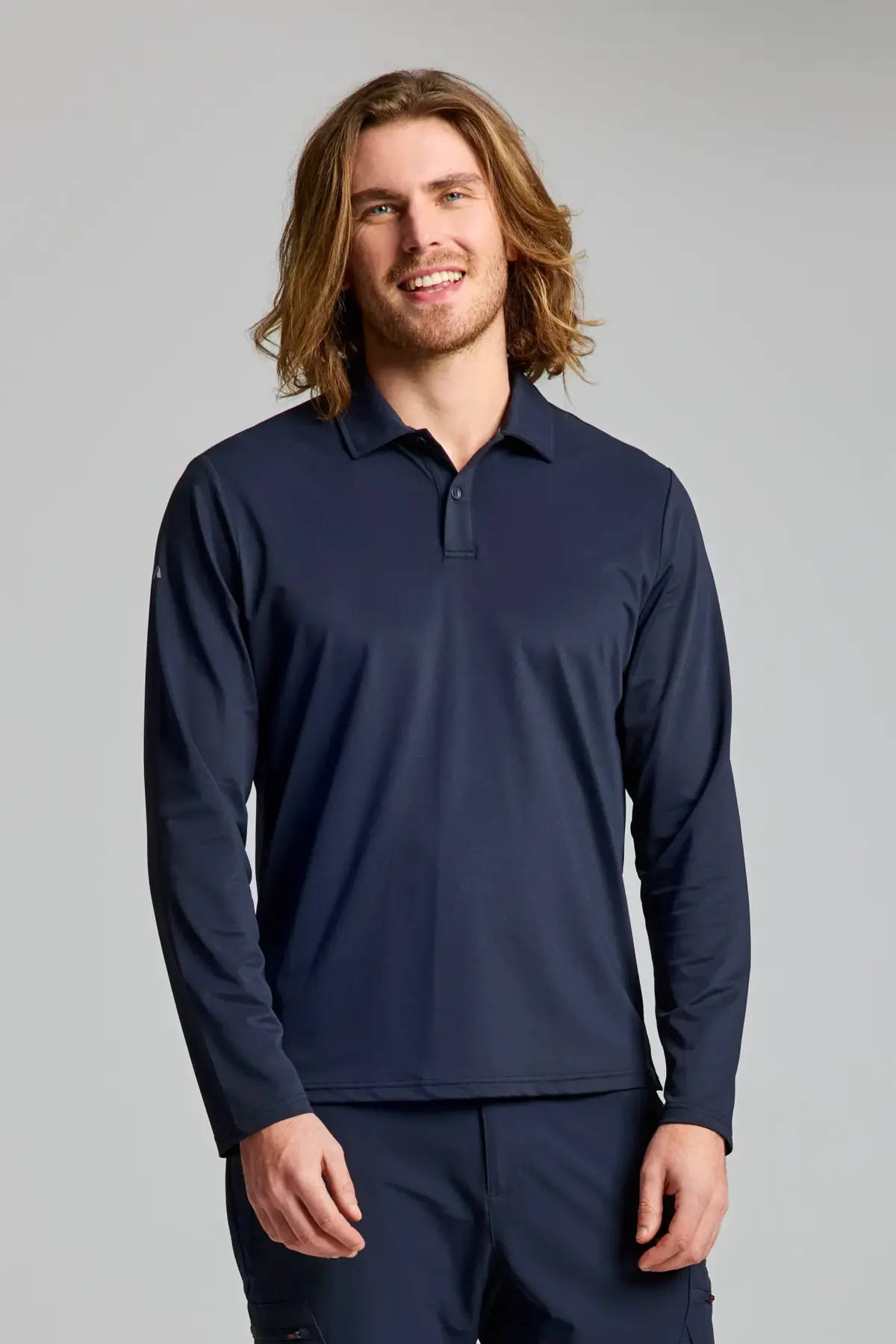 TECH PIQUE POLO LS
